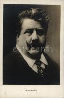 Ruggero Leoncavallo. Italian opera composer and librettist. Länder Breitkopf & Härtel