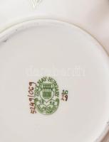 Zsolnay virág mintás porcelán tálka. Kézzel festett, jelzett, hibátlan 13 cm