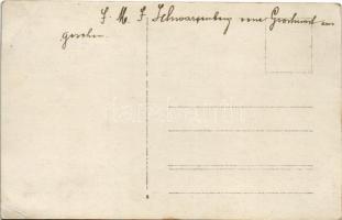 K.u.K. Kriegsmarine SMS Schwarzenberg (Laudon) / Cs. és királyi haditengerészeti fregatt fotója a fő...