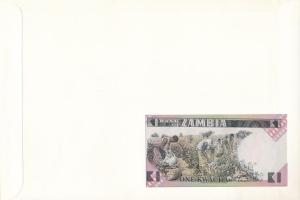 Zambia 1980-1988. 1K felbélyegzett borítékban, bélyegzéssel T:UNC
Zambia 1980-1988. 1 Kwacha in env...