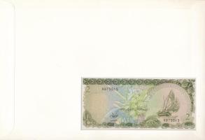 Maldív-szigetek 1983. 2R felbélyegzett borítékban, bélyegzéssel T:UNC 
Maldives 1983. 2 Rufiyaa in ...