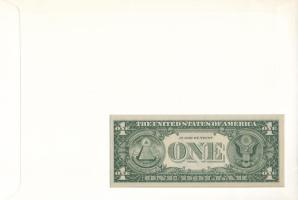 Amerikai Egyesült Államok 1985. 1$ felbélyegzett borítékban, bélyegzéssel T:UNC 
USA 1985. 1 Dollar...