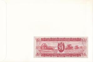 Guyana 1983. 1$ felbélyegzett borítékban, bélyegzéssel T:UNC Guyana 1983. 1 Dollar in envelope with ...