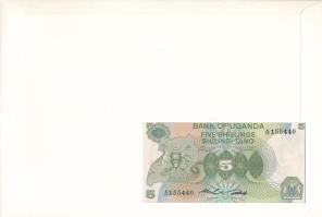 Uganda 1982. 5Sh felbélyegzett borítékban, bélyegzéssel T:UNC 
Uganda 1982. 5 Schilling in envelope...