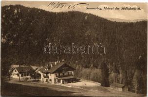 1925 Semmering, Meierei des Südbahnhotel. S. Frank / hotel