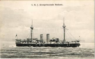 K.u.K. Kriegsmarine SMS Kronprinzessin Erzherzogin Stephanie (Stefanie) (later SMS Ersatz Gamma). G. Fano Pola 1907-08.