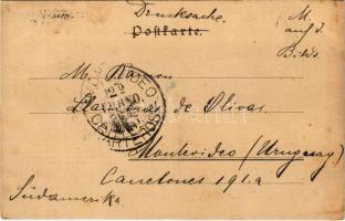 1903 K.u.K. Kriegsmarine SMS Kronprinzessin Erzherzogin Stephanie, Geschützthurmparthie und ausgeleg...