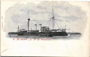 K.u.K. Kriegsmarine SMS Kronprinzessin Erzherzogin Stephanie (later SMS Ersatz Gamma). F. Schöler Wien 810.