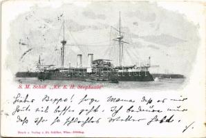 1904 K.u.K. Kriegsmarine SMS Kronprinzessin Erzherzogin Stephanie (later SMS Ersatz Gamma). Fr. Schöler Wien-Döbling (EK)