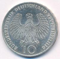 Német Szövetségi Köztársaság 1972G 10M Ag "Nyári Olimpiai Játékok München / Olimpiai Láng"...