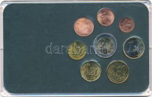 Luxemburg 2003-2004. 1c-2E (8xklf) forgalmi összeállítás műanyag dísztokban, benne 2004. 2E "Mo...