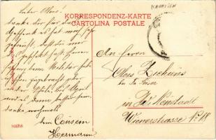 Pola, SMS Bellona az Osztrák-Magyar Haditengerészet uszály laktanyája a kikötőben, Miramar szálloda ...