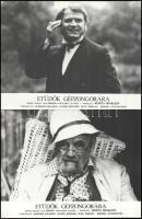 cca 1977 ,,Etüdök gépzongorára" című szovjet film jelenetei és szereplői, 8 db vintage produkci...