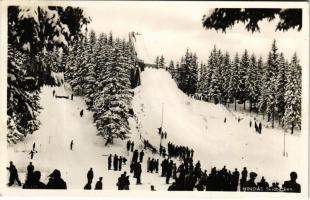 1941 Hindas, Skidbacke / ski slope, ski ramp, ski jumping, winter sport