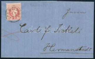 1867 5kr levélen / on cover "SCHAESSBURG"