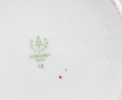 Hollóházi Tihany korsó, jelzett, minimális kopottsággal, m: 14,5 cm