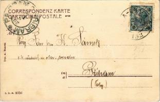 Pola, K.u.k. Kriegsmarine Kriegshafen / SMS Erzherzog Albrecht osztrák-magyar páncélos csatahajó és ...