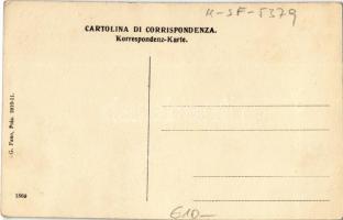 SMS Tegetthoff az Osztrák-Magyar Haditengerészet Tegetthoff-osztályú csatahajója este / SM Schlachts...