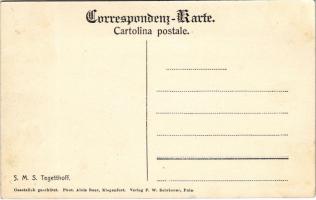 SMS TEGETTHOFF az Osztrák-Magyar Haditengerészet Tegetthoff-osztályú csatahajója / K.u.K. Kriegsmari...