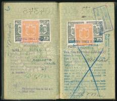 1938 Keményfedeles útlevél / Hungarian passport