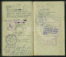 1938 Keményfedeles útlevél / Hungarian passport