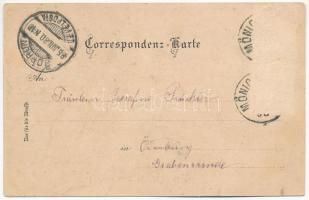 1895 (Vorläufer) Mönichkirchen, Hotel Windbichler, Parthie an der Steirischen Grenze, Steinerne Stie...