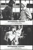 cca 1975 ,,Egykoronás románc" című csehszlovák filmvígjáték jelenetei és szereplői, 16 db vinta...