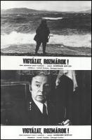 cca 1978 ,,Vigyázat, rozmárok!" című szovjet filmvígjáték jelenetei és szereplői, 13 db vintage produkciós filmfotó ezüst zselatinos fotópapíron, a használatból eredő (esetleges) kisebb hibákkal, 18x24 cm