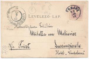 1898 (Vorläufer) Tátra, Tatry; Alt Schmeks, Unter-Schmeks, Die Central Karpathen gegen Poprad. E. Be...