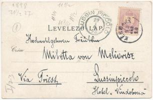 1898 (Vorläufer) Újtátrafüred, Neu-Schmecks, Novy Smokovec (Magas-Tátra, Vysoké Tatry); Csorbai-tó /...