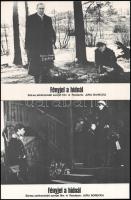 cca 1981 ,,Fényjel a hídnál" című szovjet film jelenetei és szereplői, 8 db produkciós filmfotó...