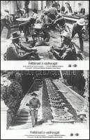 cca 1973 ,,Feltámad a vadnyugat" című amerikai kalandfilm jelenetei és szereplői, 7 db vintage ...