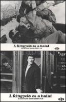 cca 1975 ,,A felügyelő és a halál" című román bűnügyi film jelenetei és szereplői, 21 db vintag...