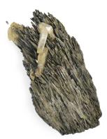 Dekoratív bányavirág, beékelődött kristálycsoporttal, m: 9,5 cm