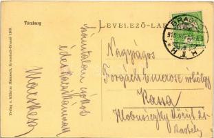 1915 Törcsvár, Törzburg, Bran-Poarta, Bran; vár. Wilhelm Hiemesch kiadása / castle