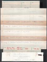 cca 1920 és 1989 között készült felvételek sokféle témáról, 424 db vintage NEGATÍV, egy része a táro...