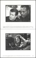 1992 ,,Halálos fegyver" című amerikai film jelenetei és szereplői, 7 db vintage produkciós filmfotó, 20x25 cm