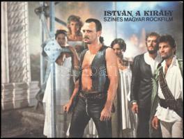 1984 ,,István a király" című magyar film jelenetei és szereplői, 5 db produkciós filmfotó nyomd...