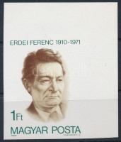 1980 Erdei Ferenc ívsarki vágott bélyeg