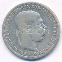 Ausztria 1893. 1K Ag "Ferenc József" T:F Austria 1893. 1 Corona Ag "Franz Joseph" C:F Krause KM#2804