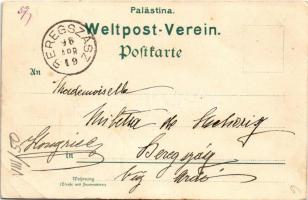 1898 (Vorläufer) Jerusalem, Église de ls St. Sepulcre, Groupe des Bedoins. H. Weickert & Enke / ...