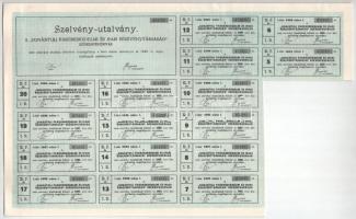 Székesfehérvár 1923. "Dunántúli Fakereskedelmi és Ipari Részvénytársaság" részvénye 400K-r...
