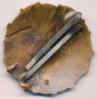 ~1950. "Ejtőernyős" zománcozott bronz sapkajelvény T:XF,VF zománchiba