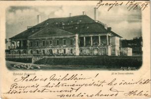 1899 (Vorläufer) Tótsóvár, Sóvár, Solivar (Eperjes, Presov); M. kir. Ferencz Sófőzőház. Divald / salt works, salt mine (EK)