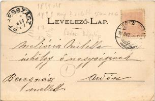 1899 (Vorläufer) Tótsóvár, Sóvár, Solivar (Eperjes, Presov); M. kir. Ferencz Sófőzőház. Divald / sal...