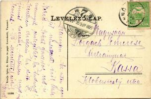 1909 Varannó, Vranov nad Toplou; Fő utca télen. Spira A. kiadása / main street in winter