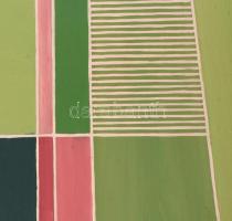 Karsch, Manfred (1948-): Tavasz, 1979. Olaj, farost, jelezve jobbra lent, hátoldalán autográf felira...