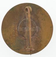 1935. "Pázmány Péter Tudományegyetem" bronz jelvény. Szign.: Berán Lajos (20mm) T:AU,XF