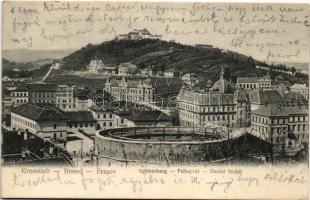 1904 Brassó, Kronstadt, Brasov; Schlossberg / Fellegvár / Dealul Strajii