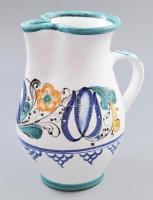 Habán múzeumi másolat kancsó. Mázas kerámia, jelzés nélkül, hibátlan, m: 22 cm